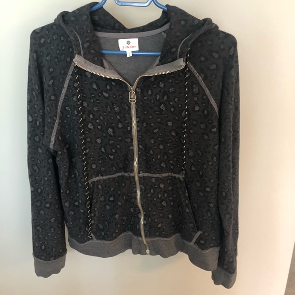 Sundry Animal Print Hoody - Picture 1 of 3